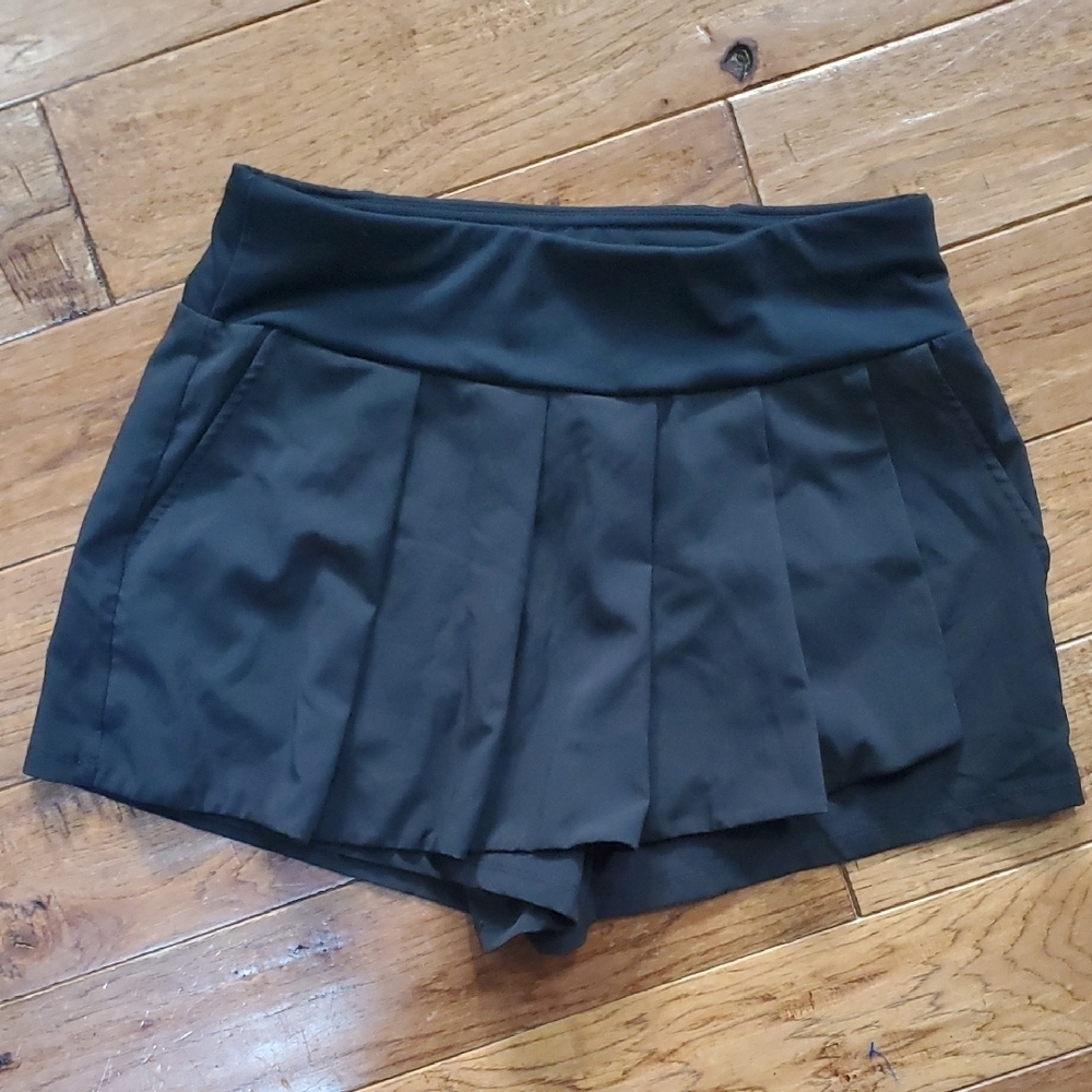Fabletics Black Tennis Skort